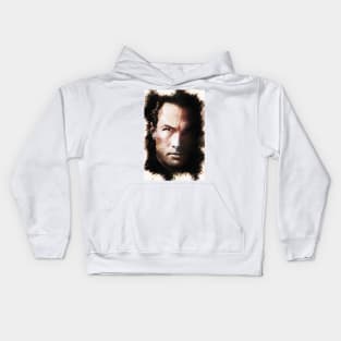 Steven Seagal - Custom Digital Artwork Kids Hoodie